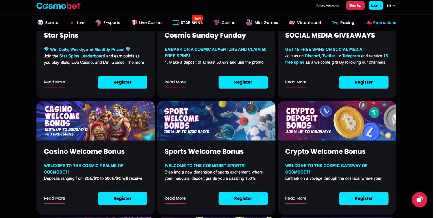 Cosmobet Casino artwork